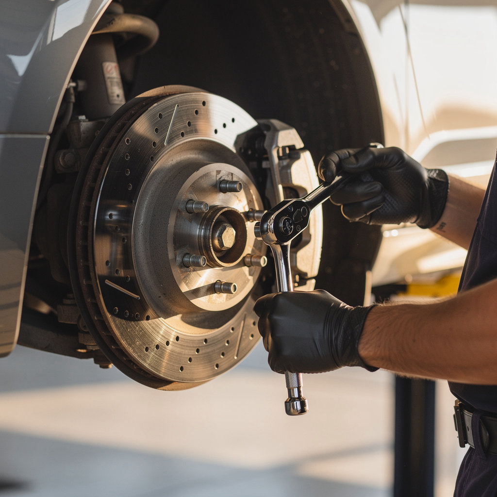 BRAKE STOP & AUTO REPAIR technician performing comprehensive auto repair and diagnostics in San Diego